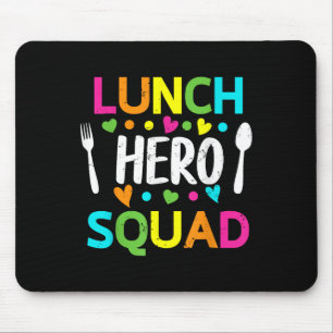 Mousepad Esquadrão Divertido da Senhora do Almoço Equipe de