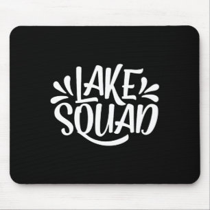 Mousepad Esquadrão do Lago Férias Camping Vida Família Comb