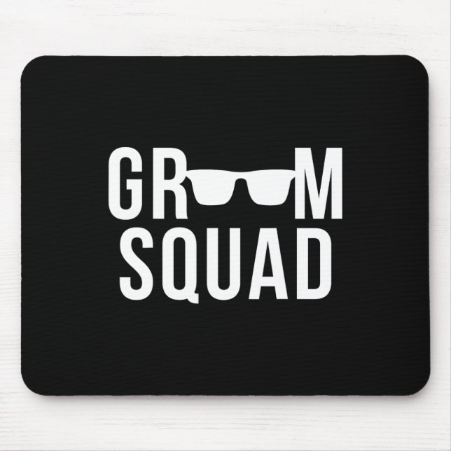 Mousepad Esquadrão do Noivo Festa de Despedida de Solteiro  (Frente)