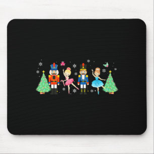Mousepad Esquadrão do Quebra-Nozes Ballet Dança Feliz Natal