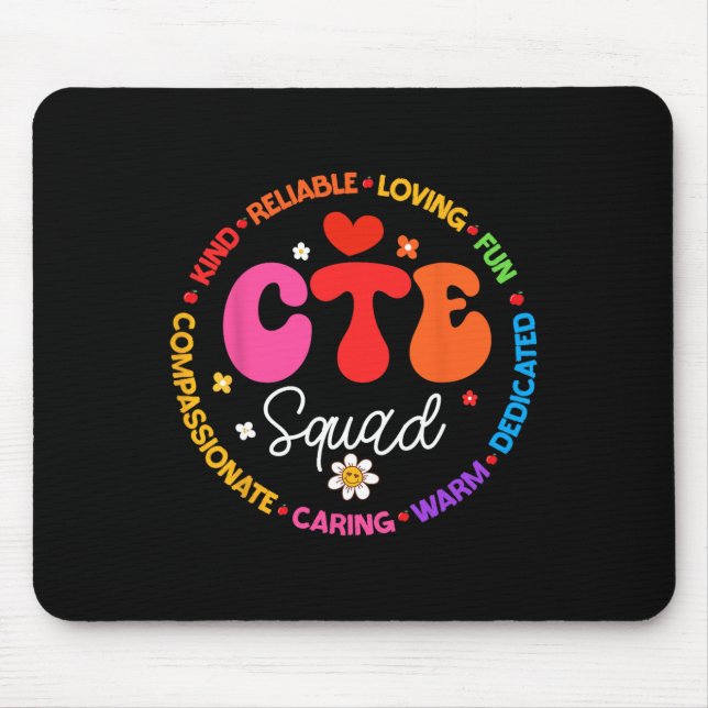 Mousepad Esquadrão Groovy Cte Professor Volta às Aulas Prof (Frente)