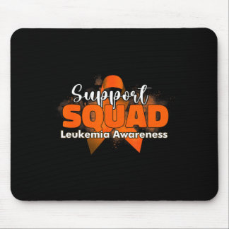 Mousepad Esquadras de apoio fita laranja leucemia câncer