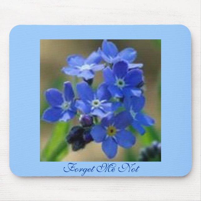 Mousepad Esqueça-me não (Frente)