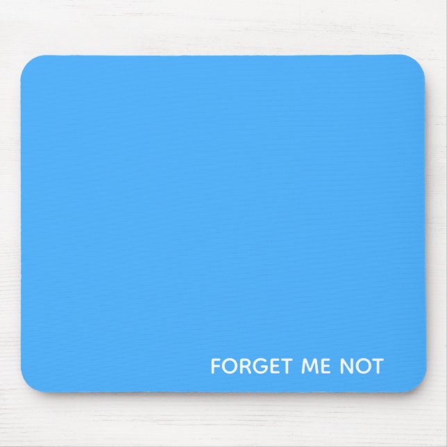Mousepad Esqueça o nome da cor não azul (Frente)
