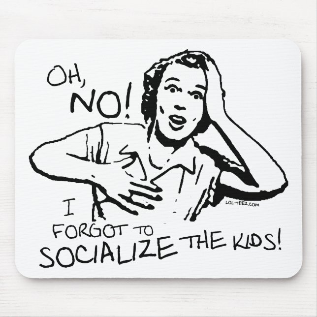Mousepad Esqueceu a socialização (Frente)