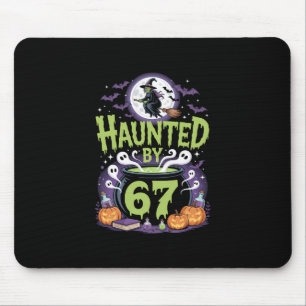 Mousepad Esqueleto de Halloween Assombrado Número Seis Sete