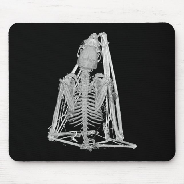 Mousepad Esqueleto de Morcego Gótico (Frente)