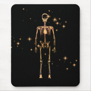 Mousepad Esqueleto de raios X espumante - Laranja