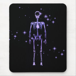 Mousepad Esqueleto de raios X espumante - Roxo