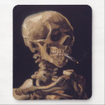 Mousepad Esqueleto de Van Gogh com Cigarro queimado<br><div class="desc">O "crânio de um esqueleto com cigarro queimado" de Van Gogh. 1885-86. Este é um artigo inicial feito como estudo na Academia Real de Belas Artes na Bélgica.</div>