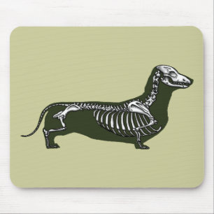 Mousepad esqueleto do dachshund
