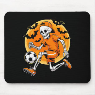 Mousepad Esqueleto Futebol Homens Meninos Crianças Hallowee