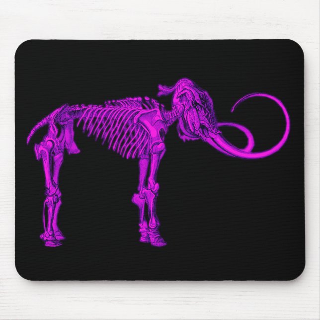 Mousepad Esqueleto gigantesco roxo legal (Frente)