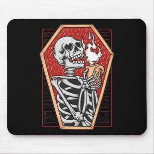Mousepad Esqueleto Gótico no Gótico de Coffin Mall Aest Hal