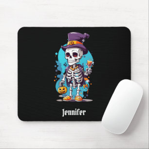 Mousepad Esqueleto legal no Halloween do Top Halloween