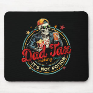 Mousepad Esqueleto pai imposto certificando-se de não enven