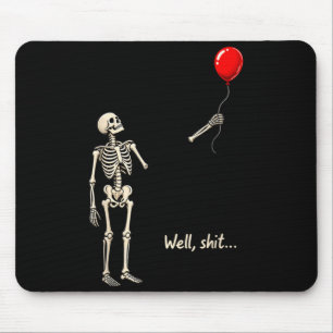 Mousepad Esqueleto Perdeu Balão Coisas Engraçadas Frase Cit