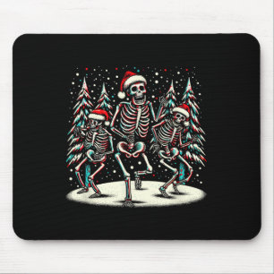 Mousepad Esqueletos de Natal - Figurino de Dia das Bruxas d