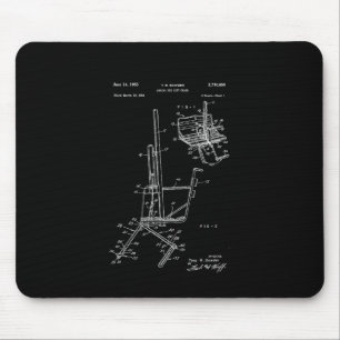 Mousepad Esquema Da Cadeira De Levante De Esqui