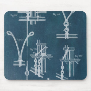 Mousepad Esquema de Detalhes Náuticos IV