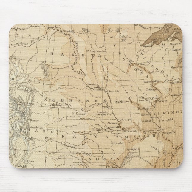Mousepad Esquema Hipótico dos EUA (Frente)