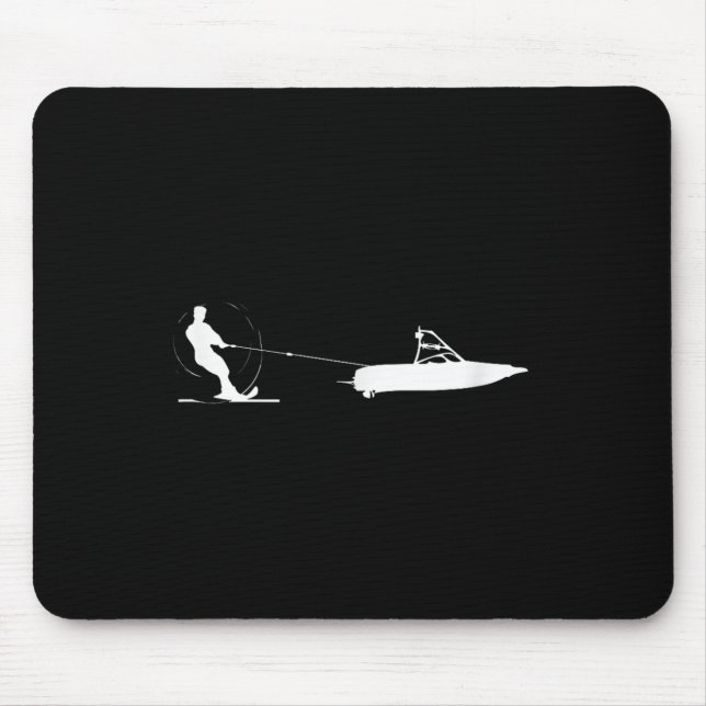 Mousepad Esqui Aquático - Presente de Esqui Aquático Para E (Frente)