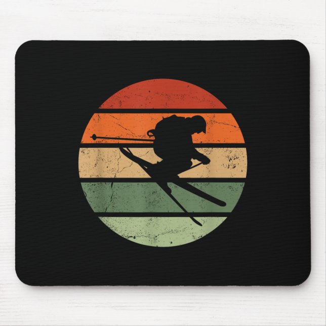 Mousepad Esqui de Esqui Retroativo _2 (Frente)