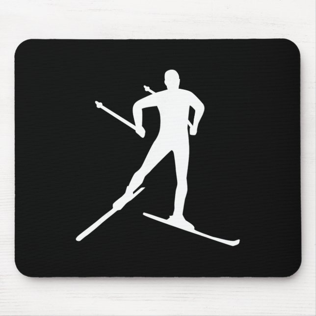 Mousepad Esqui de fundo  (Frente)