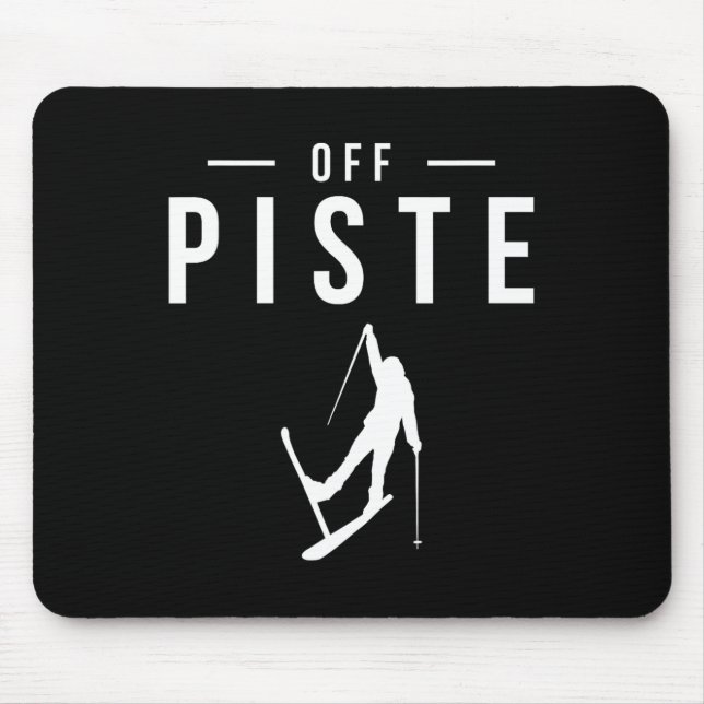 Mousepad Esqui Fora de Pista Esqui (Frente)