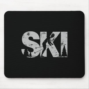 Mousepad Esqui Legal de Esqui Cnórdico Gift Wo