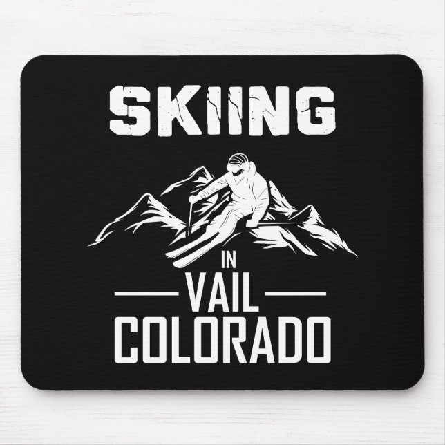 Mousepad Esqui no Vail Colorado (Frente)