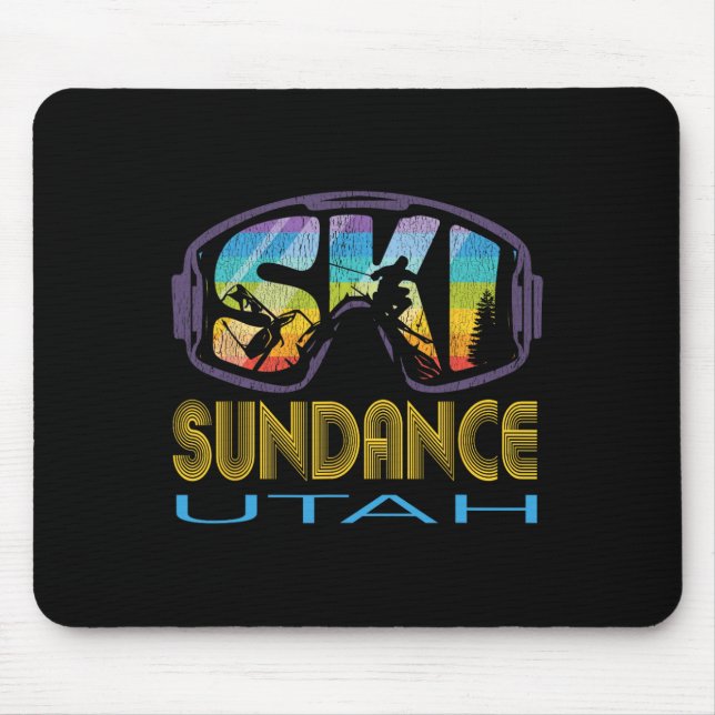 Mousepad Esqui Sundance Utah Férias de Esqui  (Frente)