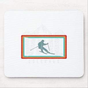 Mousepad Esqui Vail Co Antigo Esqui Colorado Legal Esquiado