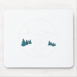 Mousepad Esqui Você Mais Tarde Esportes De Inverno Neve Pó