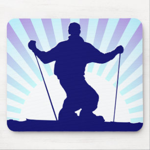 Mousepad esquiador de descida