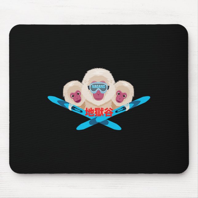 Mousepad Esquiador de Nagano (Frente)
