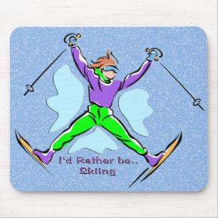 Mousepad Esquiador do estilo livre