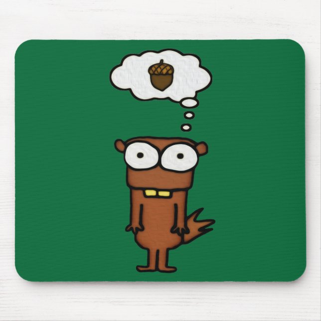 Mousepad Esquilo de desenho animado (Frente)