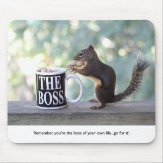 Mousepad "Esquilo do chefe"