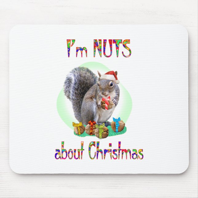 Mousepad Esquilo do Natal (Frente)