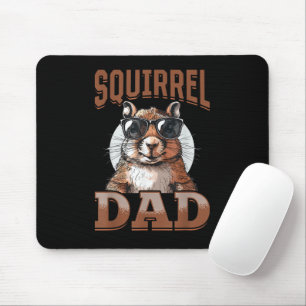 Mousepad Esquilo Engraçado Pai Esquilo Animal