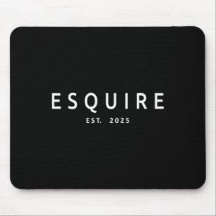 Mousepad Esquire Est. 2025 Promotor de Lei Gradu