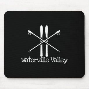 Mousepad Esquis de Esqui Rústico Waterville Valley Pólos de