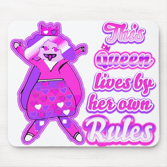 Mousepad essa queenlivesbyherowrules (Frente)