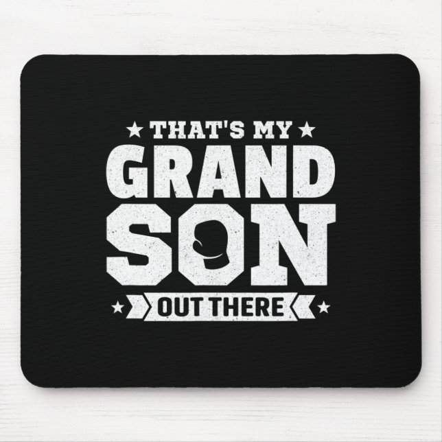 Mousepad Esse é meu neto lá fora kickboxing avô (Frente)