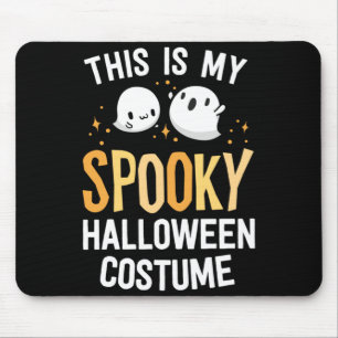 Mousepad Esse É Um Fantasmas de Halloween Kawaii Spoopy