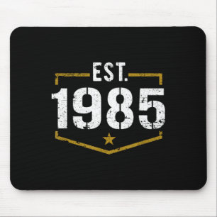 Mousepad Est 1985 Estilo Vintage Estabelecido em 1985 Camis