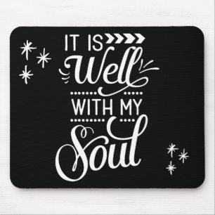 Mousepad Está Bem Com A Minha Alma Cristã