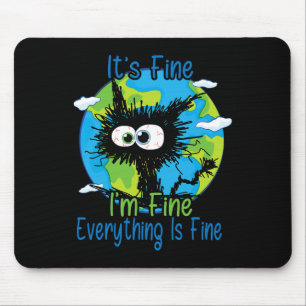 Mousepad Está bem, estou bem. Está tudo bem, hoje à noite.