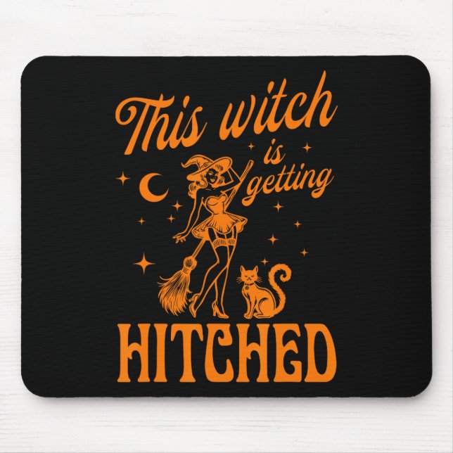 Mousepad Esta Bruxa Está Sendo Amarrada Bicelorette Hallowe (Frente)
